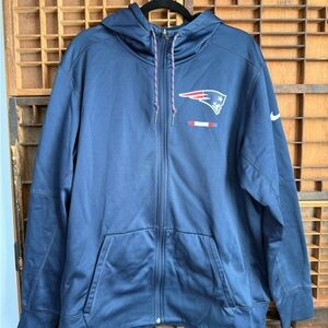 Nike Men's Blue Full-Zip Hoodie